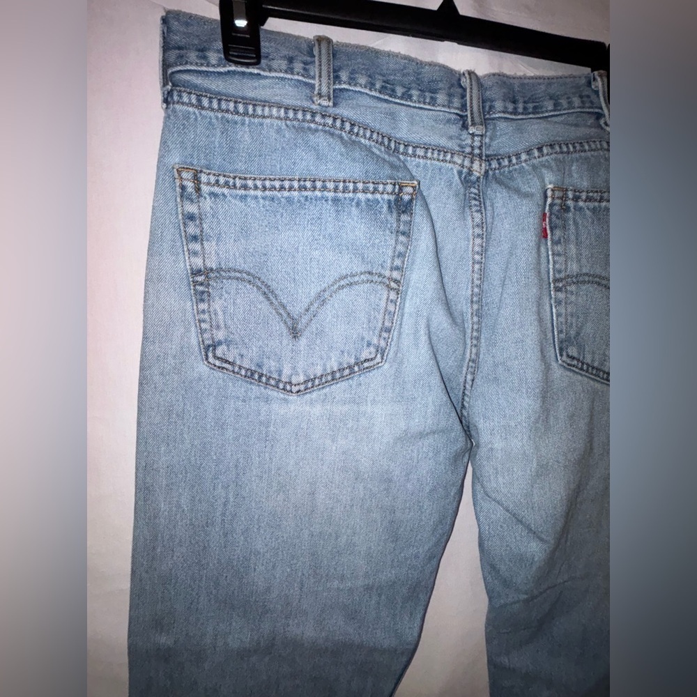 Men’s Levi's Classic Light Blue Straight Jeans - Picture 7 of 7